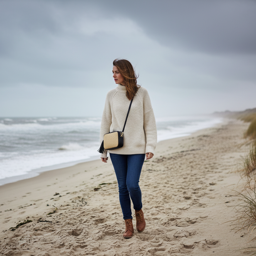 Petite bag beach walk