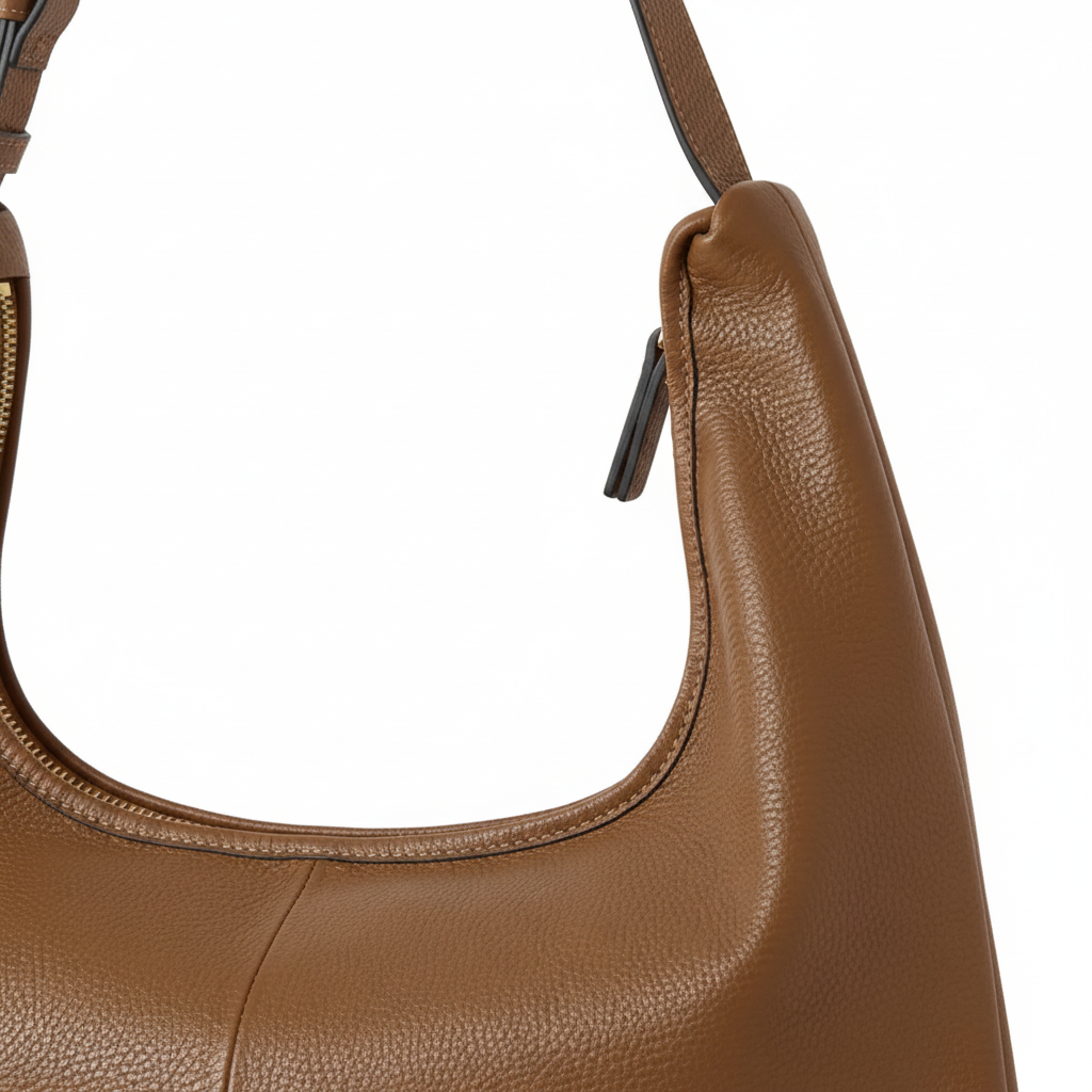 Tan Hobo Bag - Detail Shot