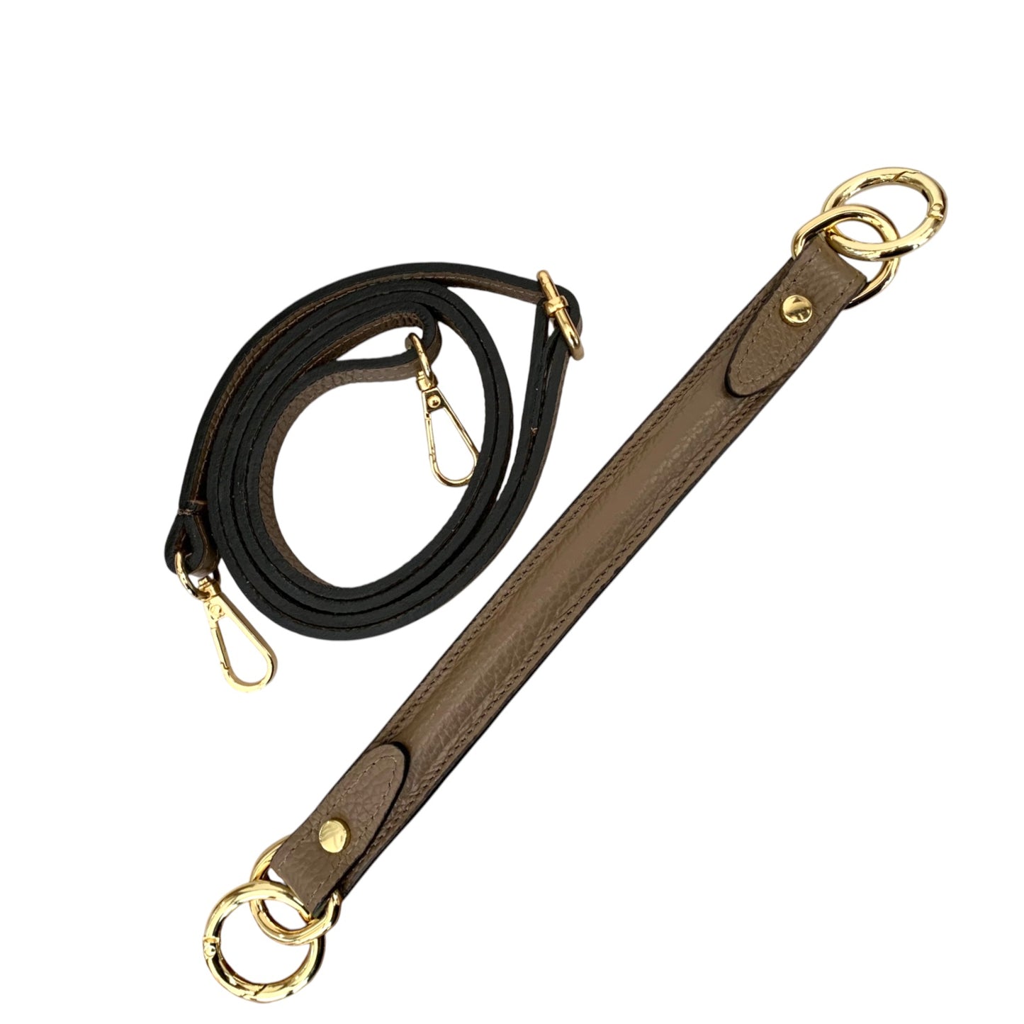 Taupe Suede Crescent Shaped Hobo Bag - Valerie