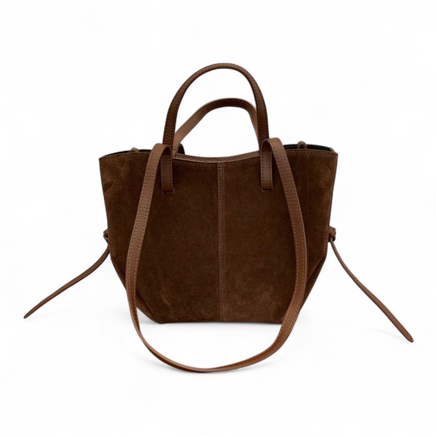 Brown Suede Shoulder Bag - Diana