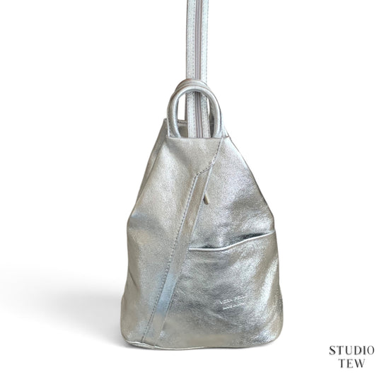Silver Backpack - Daphnie
