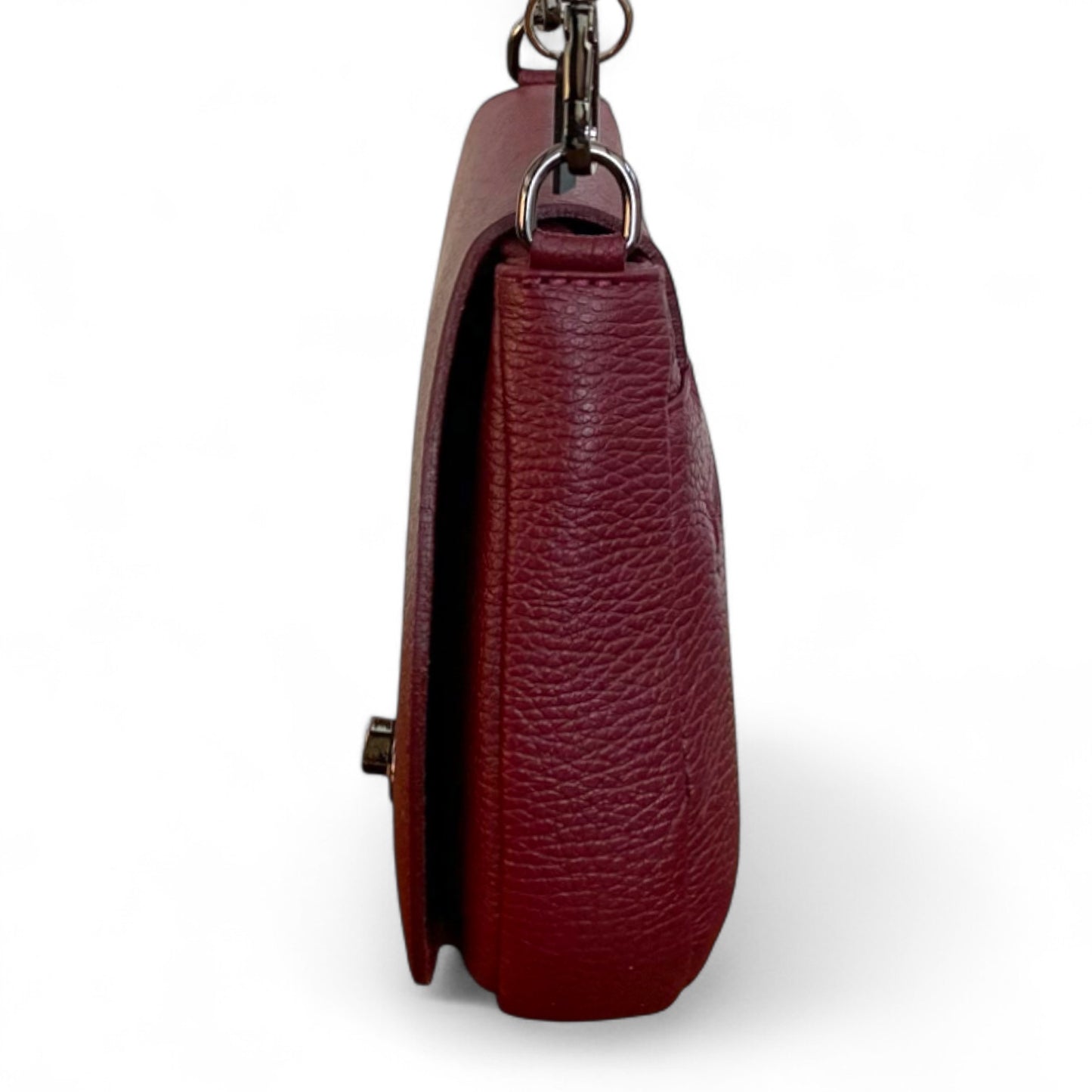 Burgundy Red Leather Satchel Bag