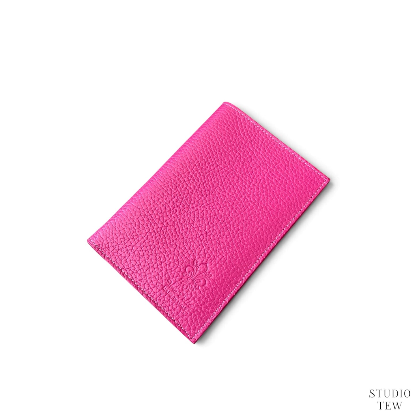 Hot Pink Leather Passport Holder