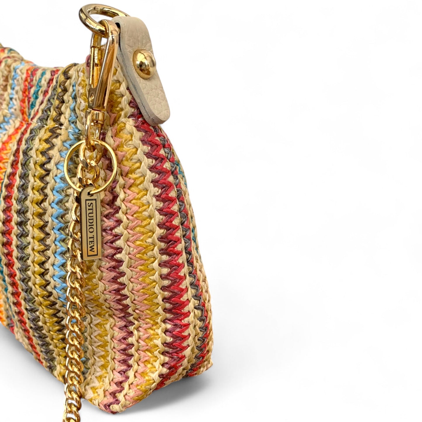Colourful Raffia Holiday Bag - Nancy