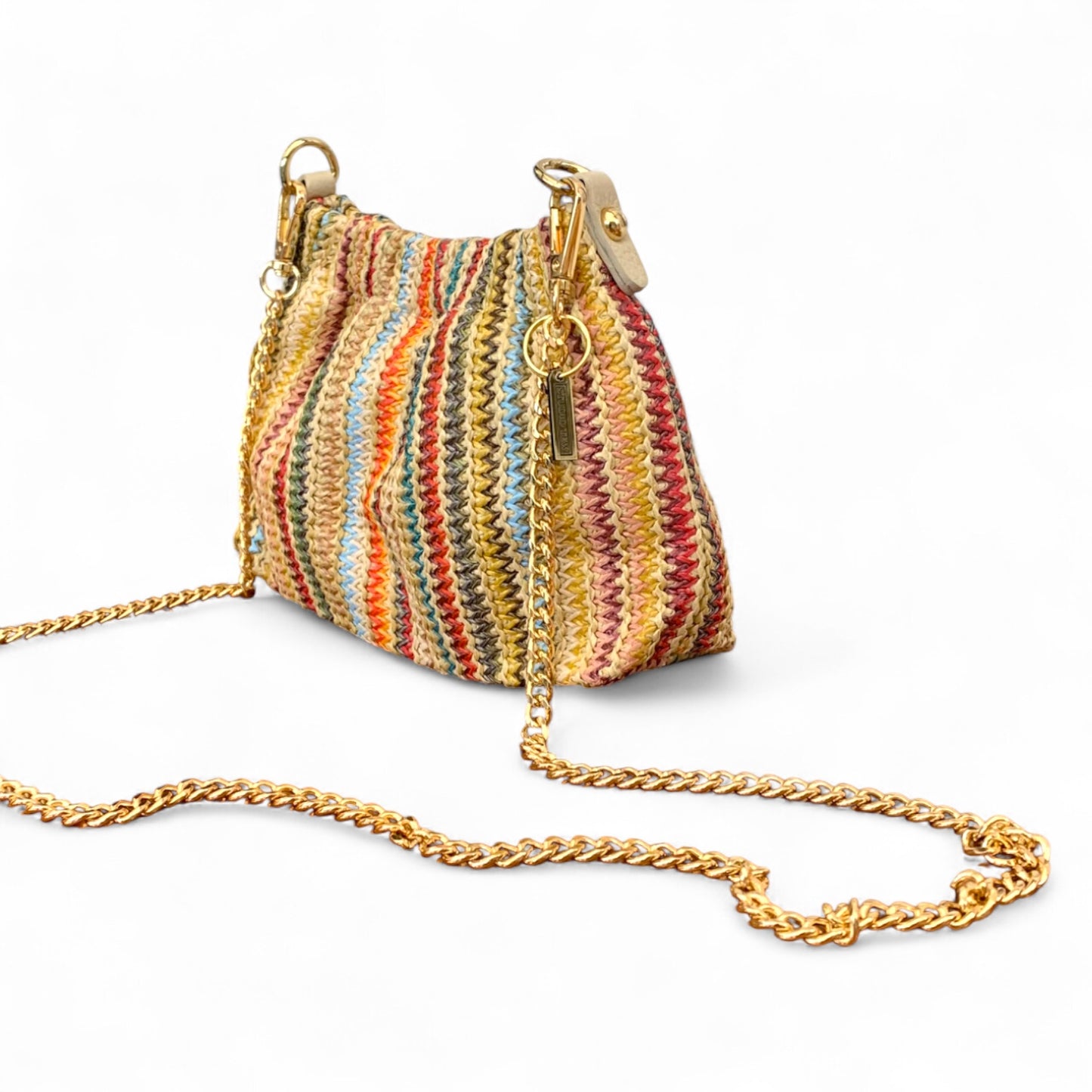 Colourful Raffia Holiday Bag - Nancy