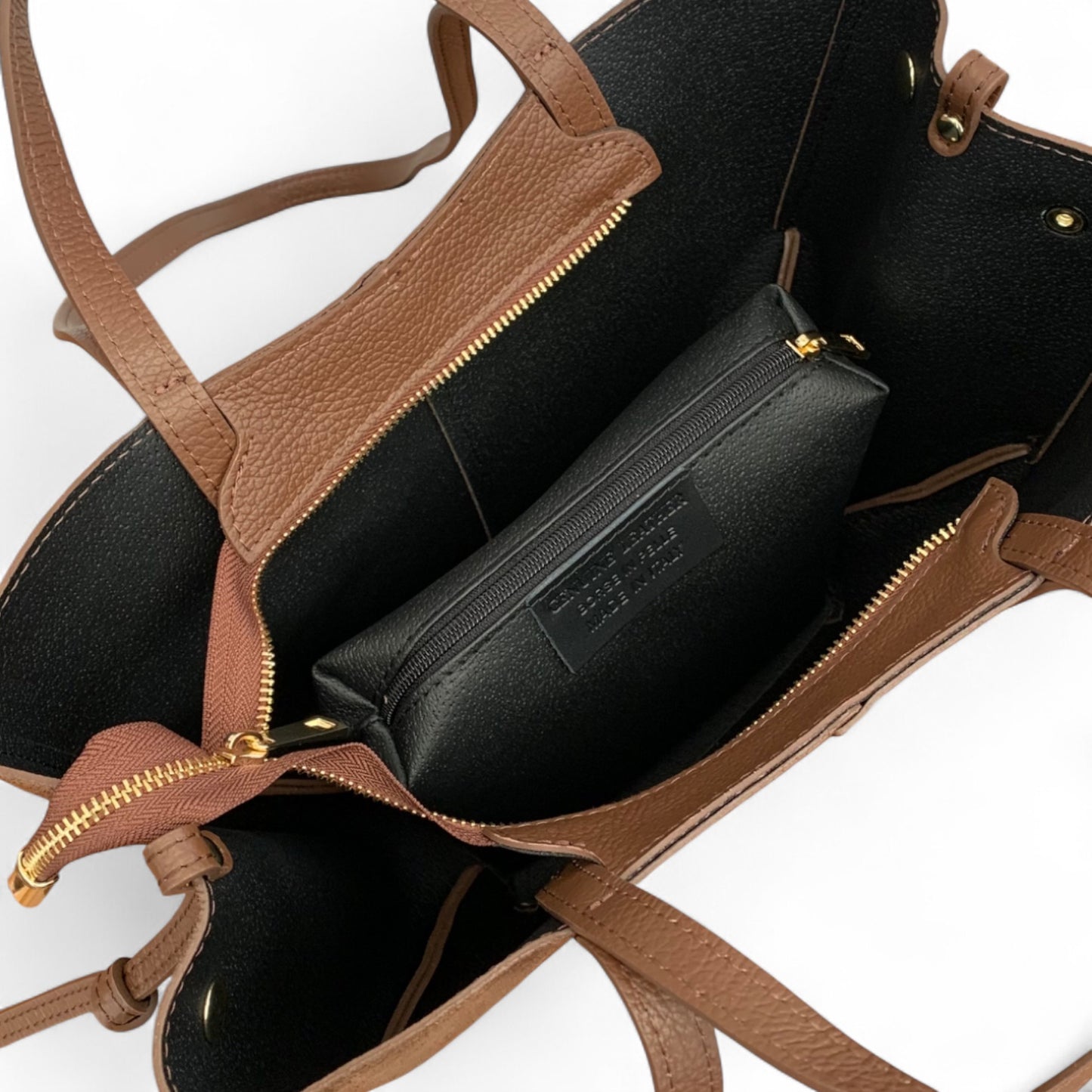 Brown Suede Shoulder Bag - Diana