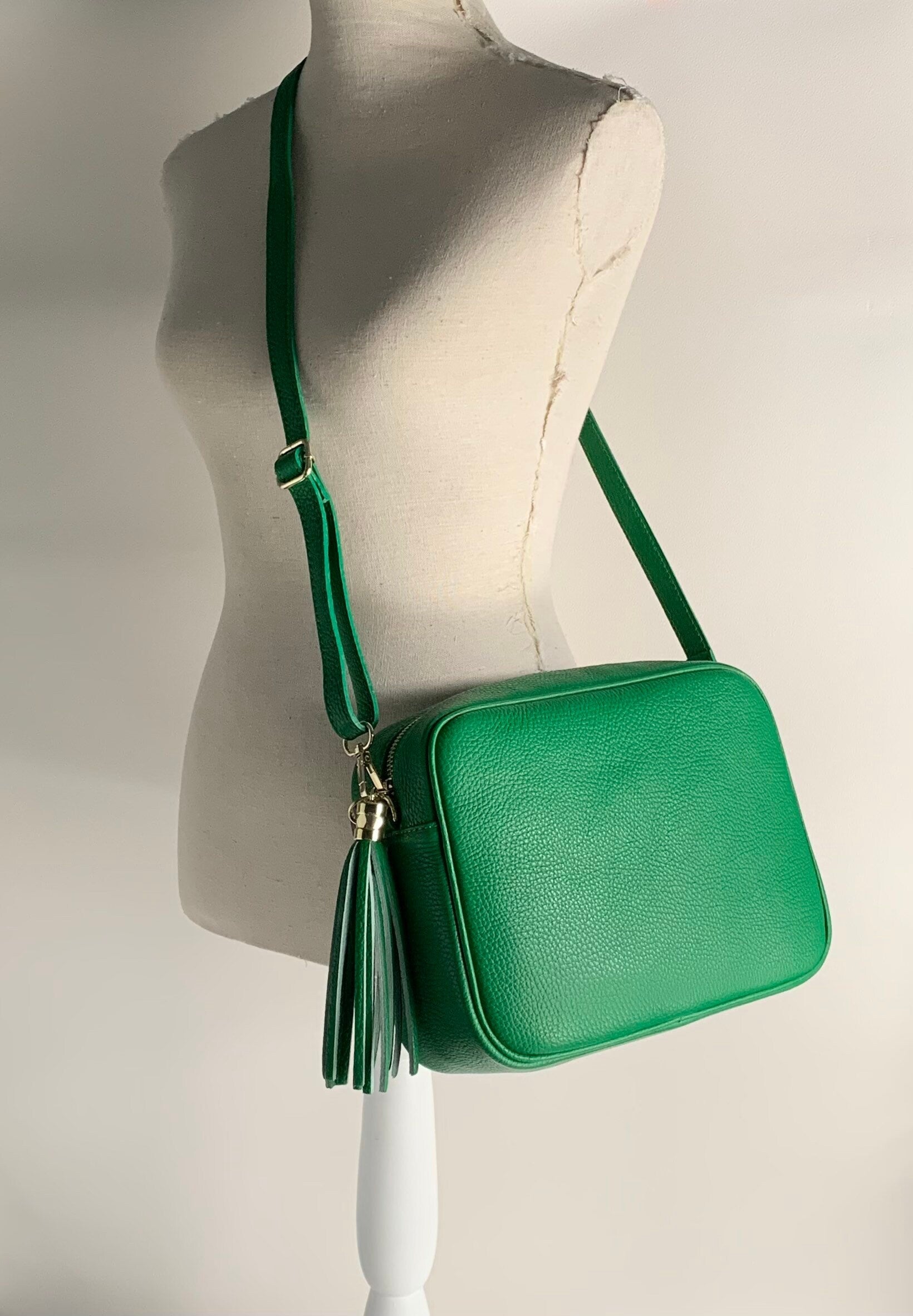 Green Large Crossbody Bag - Darcy STUDIO TEW