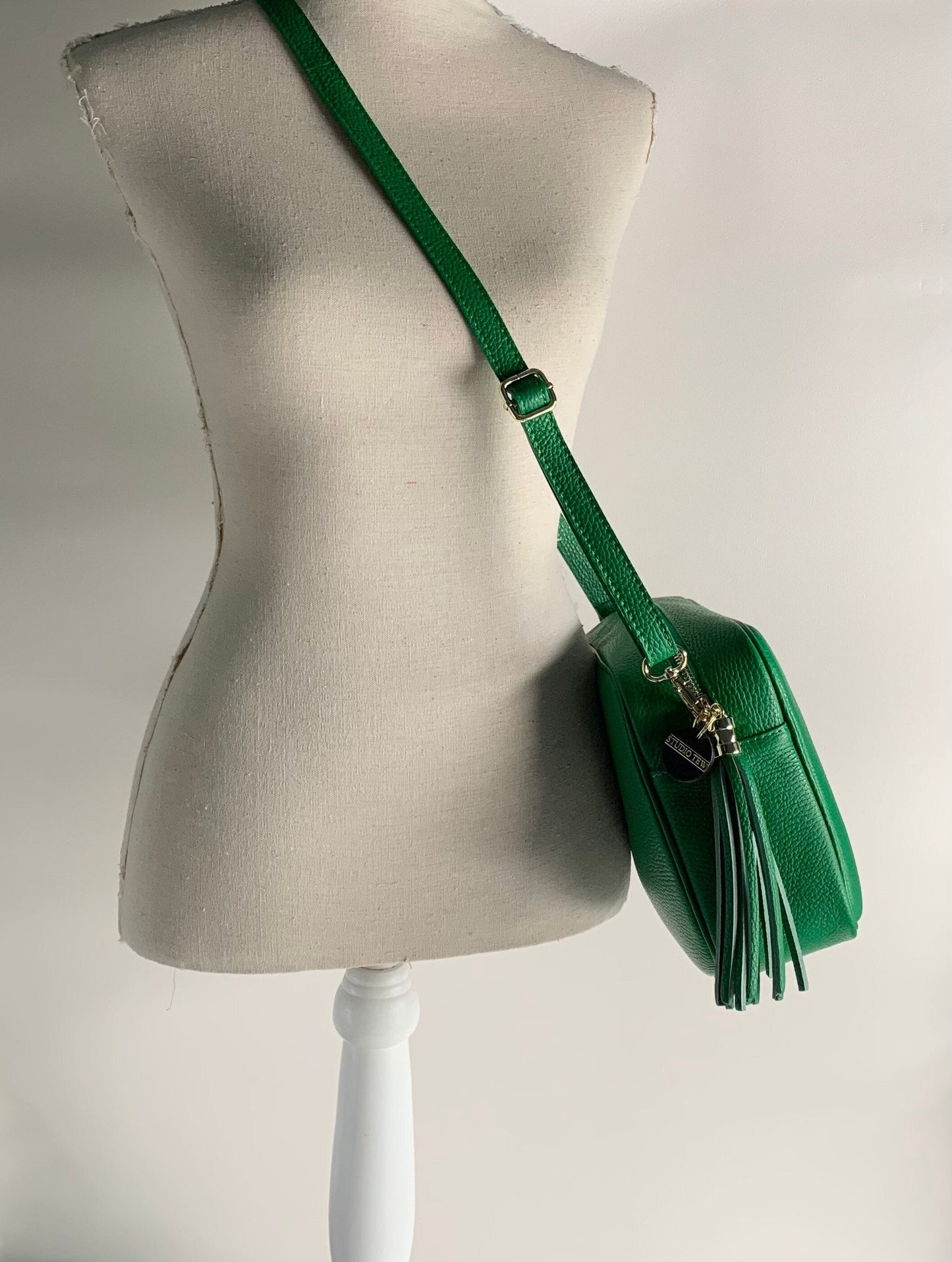 Green Large Crossbody Bag - Darcy STUDIO TEW